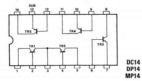 SL3127C Plessey Pin Connections